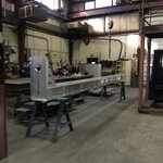 8" Aluminum I-Beam with 1" Plates Welded Two Sides - 20' Long Projects.
